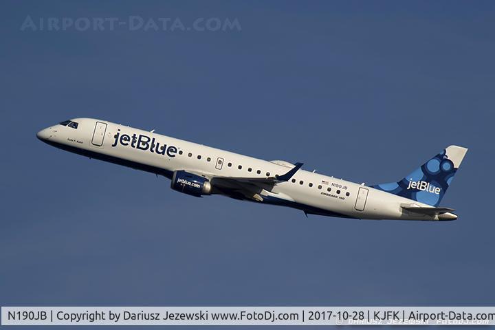 N190JB, 2005 Embraer 190AR (ERJ-190-100IGW) C/N 19000011, Embraer 190AR (ERJ-190-100IGW) 