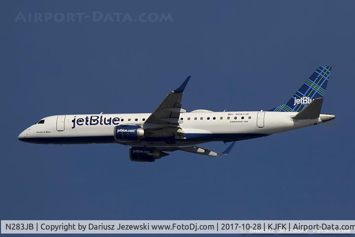 N283JB, 2007 Embraer 190AR (ERJ-190-100IGW) C/N 19000125, Embraer 190AR (ERJ-190-100IGW) 