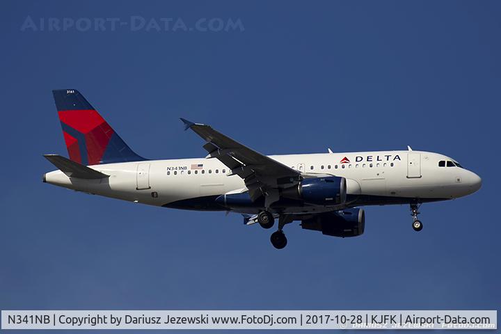 N341NB, 2002 Airbus A319-114 C/N 1738, Airbus A319-114 - Delta Air Lines  C/N 1738, N341NB