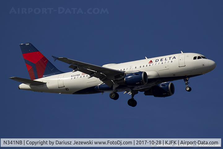 N341NB, 2002 Airbus A319-114 C/N 1738, Airbus A319-114 - Delta Air Lines  C/N 1738, N341NB