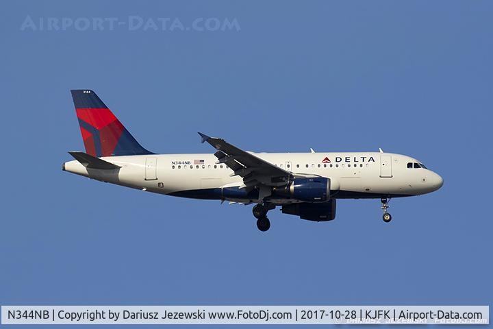 N344NB, 2002 Airbus A319-114 C/N 1766, Airbus A319-114 - Delta Air Lines  C/N 1766, N344NB