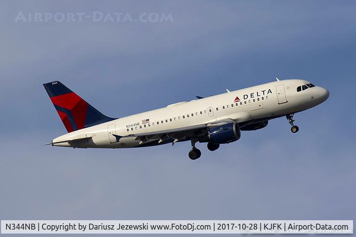 N344NB, 2002 Airbus A319-114 C/N 1766, Airbus A319-114 - Delta Air Lines  C/N 1766, N344NB