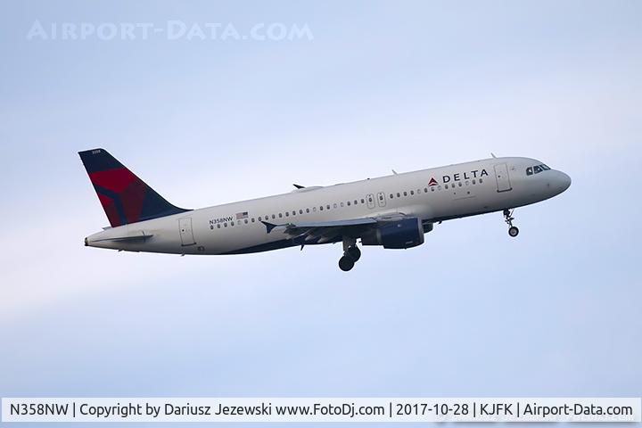 N358NW, 1998 Airbus A320-212 C/N 832, Airbus A320-212 - Delta Air Lines  C/N 832, N358NW