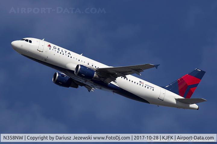 N358NW, 1998 Airbus A320-212 C/N 832, Airbus A320-212 - Delta Air Lines  C/N 832, N358NW