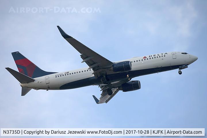 N3735D, 2000 Boeing 737-832 C/N 30381, Boeing 737-832 - Delta Air Lines  C/N 30381, N3735D