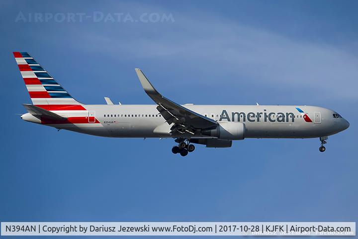 N394AN, 1998 Boeing 767-323/ER C/N 29431, Boeing 767-323/ER - American Airlines  C/N 29431, N394AN