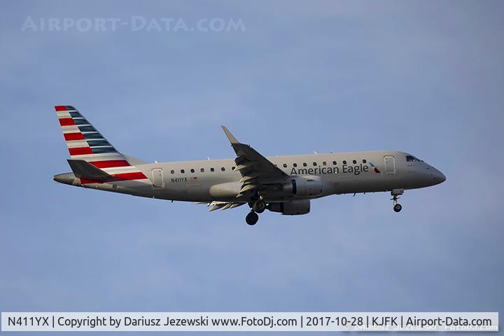 N411YX, 2013 Embraer 175LR (ERJ-170-200LR) C/N 17000374, Embraer 175LR (ERJ-170-200LR) - American Eagle (Republic Airlines)   C/N 17000374, N411YX