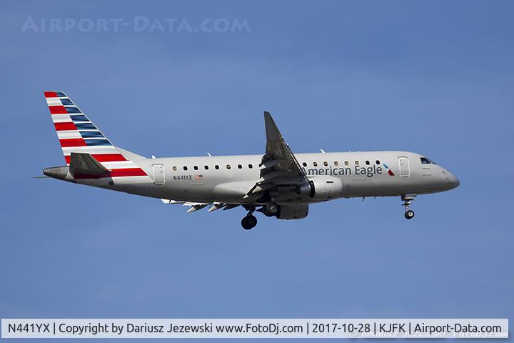 N441YX, 2014 Embraer 175LR (ERJ-170-200LR) C/N 17000444, Embraer 175LR (ERJ-170-200LR) - American Eagle (Republic Airlines)   C/N 17000444, N441YX