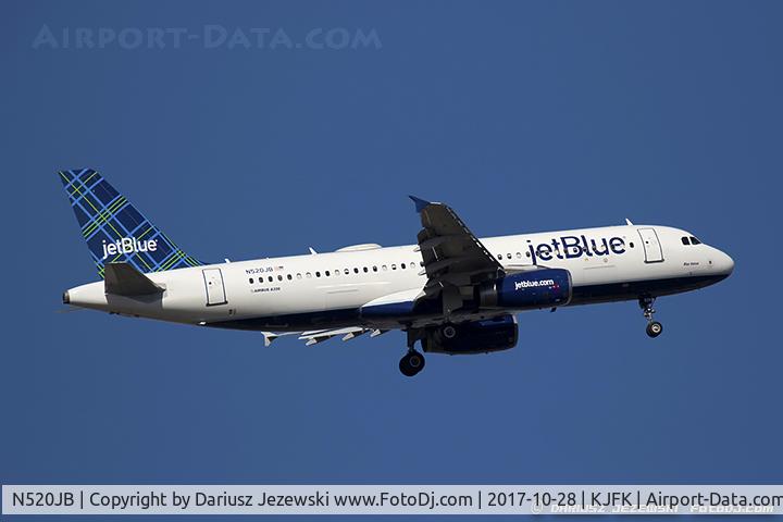 N520JB, 2001 Airbus A320-232 C/N 1446, Airbus A320-232  
