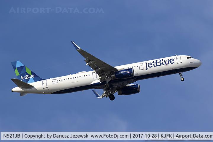 N521JB, 2001 Airbus A320-232 C/N 1452, Airbus A320-232 