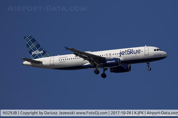 N529JB, 2001 Airbus A320-232 C/N 1610, Airbus A320-232 