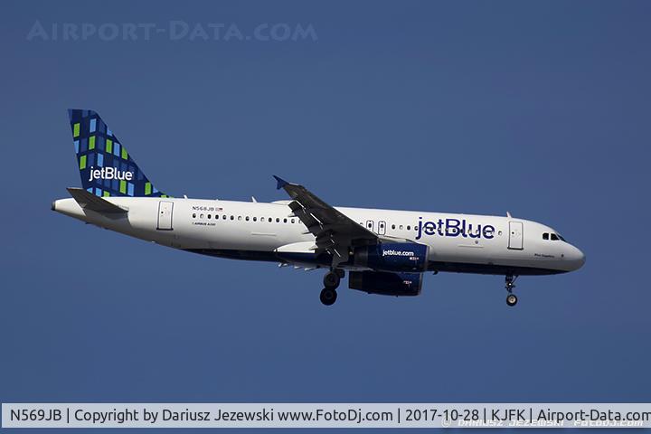 N569JB, 2003 Airbus A320-232 C/N 2075, Airbus A320-232 