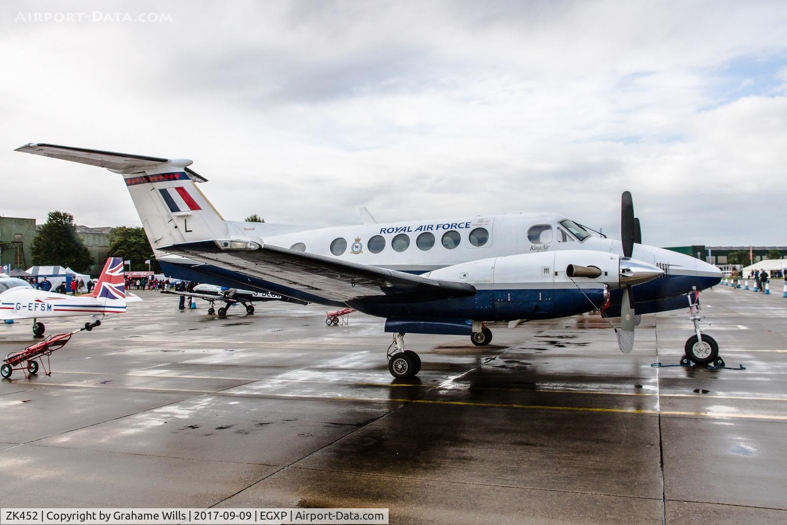 ZK452, 2003 Raytheon B200 King Air C/N BB-1832, King Air ZK452/L (G-RAFL) 45 [Reserve] Sqd RAF Scampton Air Show 2017