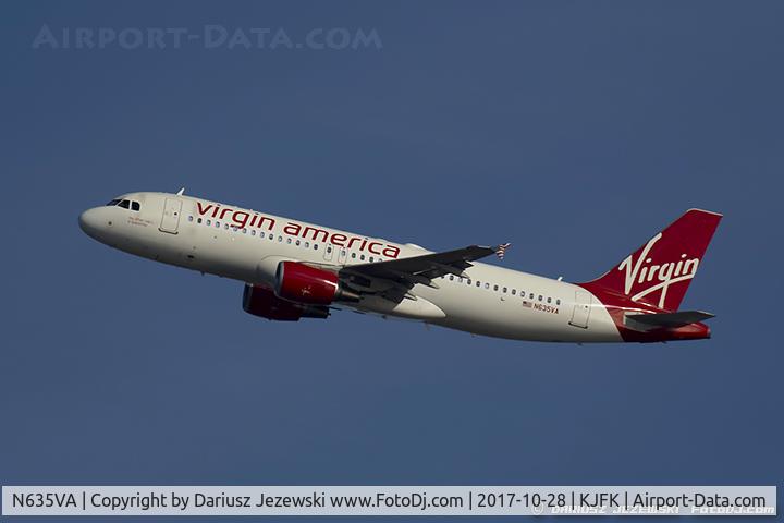 N635VA, 2008 Airbus A320-214 C/N 3398, Airbus A320-214 - Virgin America  C/N 3398, N635VA