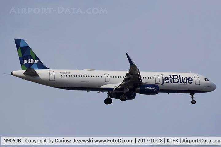 N905JB, 2013 Airbus A321-231 C/N 5854, Airbus A321-231 