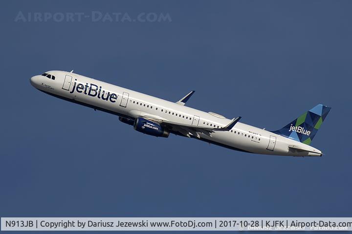 N913JB, 2013 Airbus A321-231 C/N 5909, Airbus A321-231 