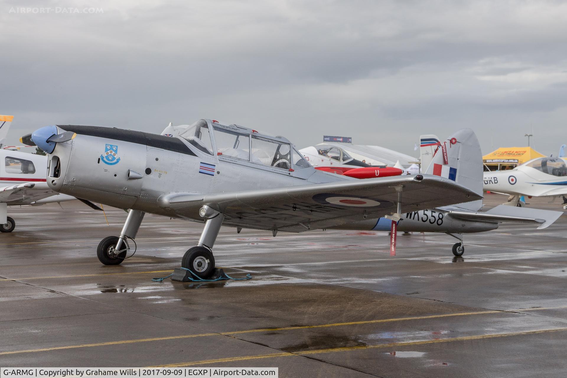 G-ARMG, 1952 De Havilland DHC-1 Chipmunk T.10 C/N C1/0575, Chipmunk T10 WK558 (G-ARMG) Scampton Air Show 2017