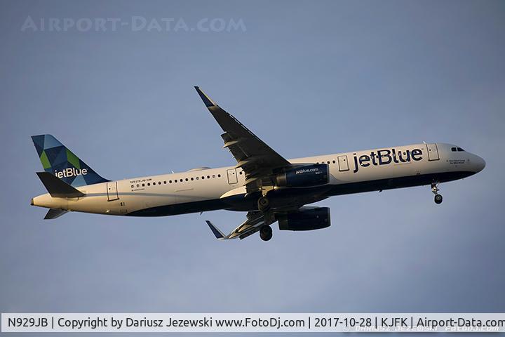N929JB, 2014 Airbus A321-231 C/N 6031, Airbus A321-231  