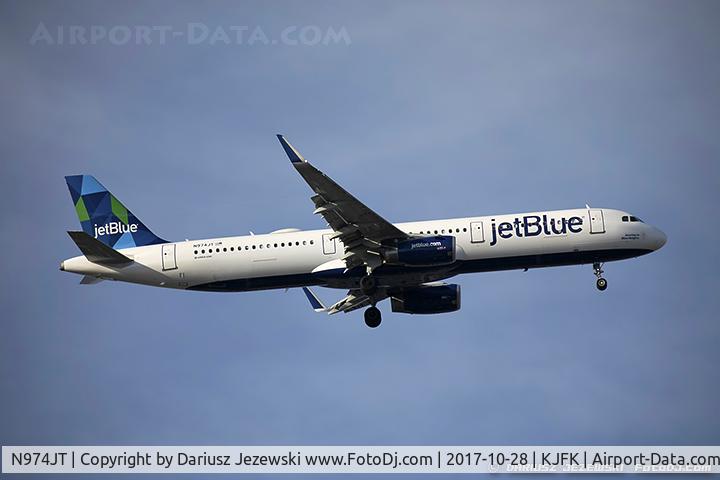 N974JT, 2016 Airbus A321-231 C/N 7448, Airbus A321-231  