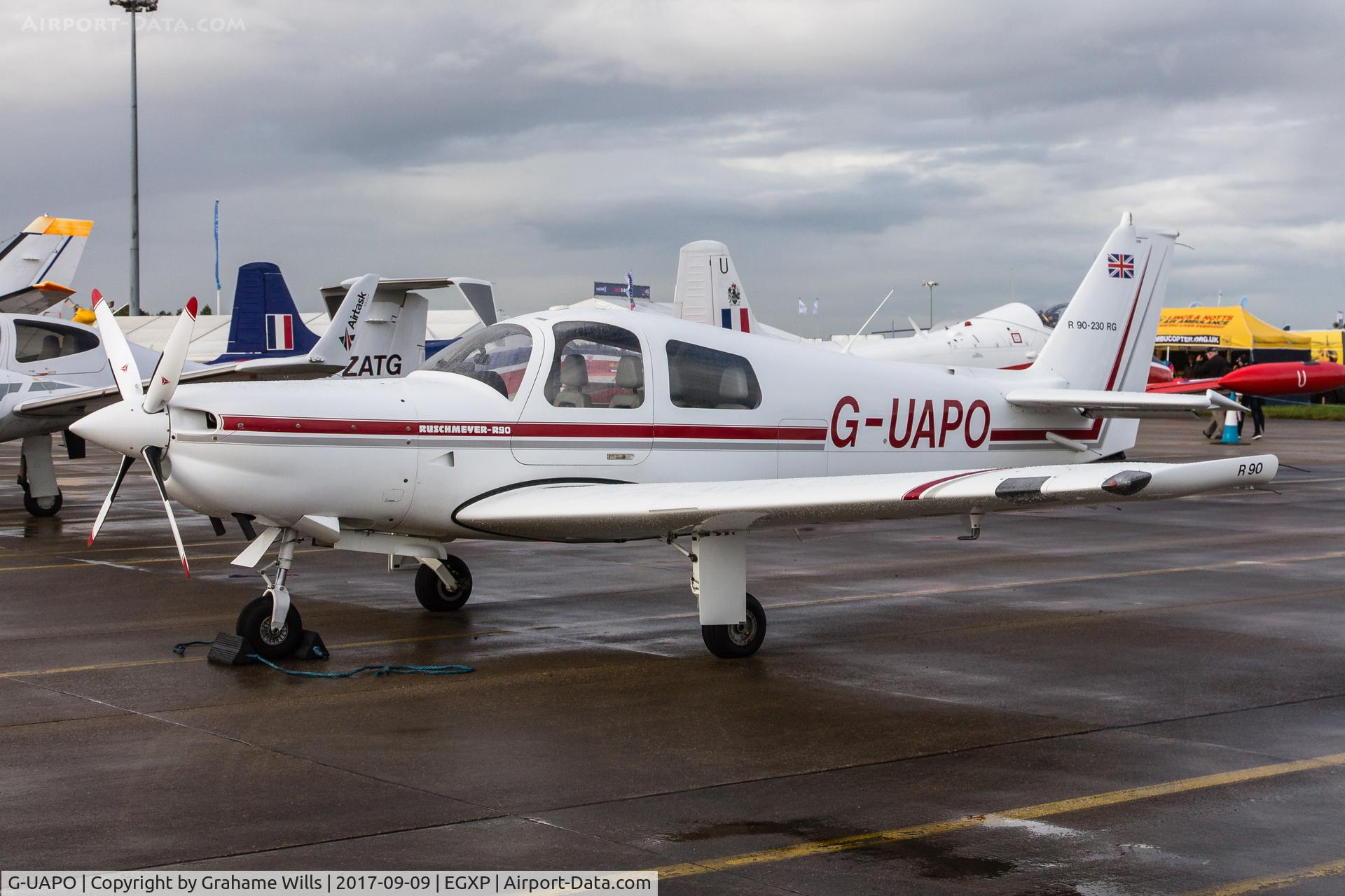 G-UAPO, 1995 Ruschmeyer R90-230RG C/N 019, Ruschmayer R90-230RG G-UAPO Scampton Air Show 2017