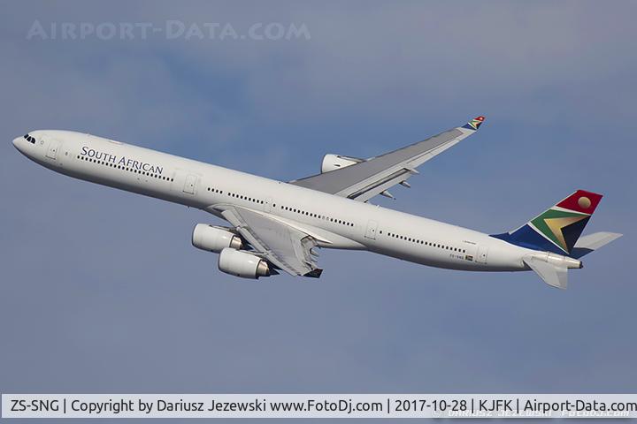 ZS-SNG, 2004 Airbus A340-642 C/N 557, Airbus A340-642 - South African Airways  C/N 557, ZS-SNG