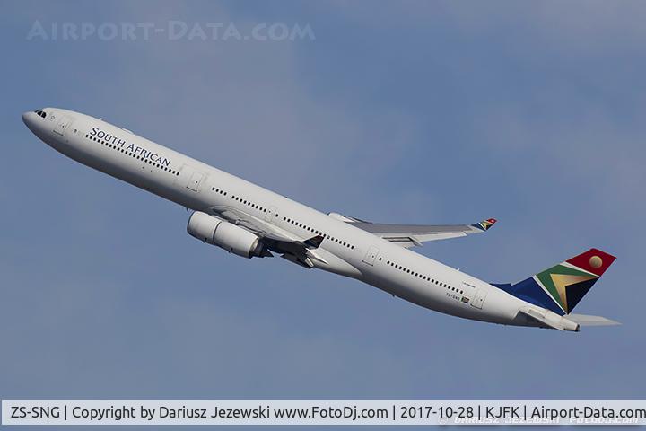 ZS-SNG, 2004 Airbus A340-642 C/N 557, Airbus A340-642 - South African Airways  C/N 557, ZS-SNG