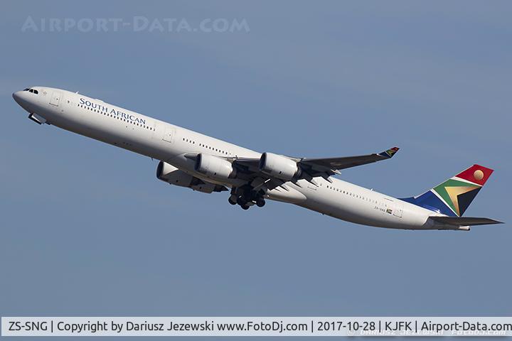 ZS-SNG, 2004 Airbus A340-642 C/N 557, Airbus A340-642 - South African Airways  C/N 557, ZS-SNG