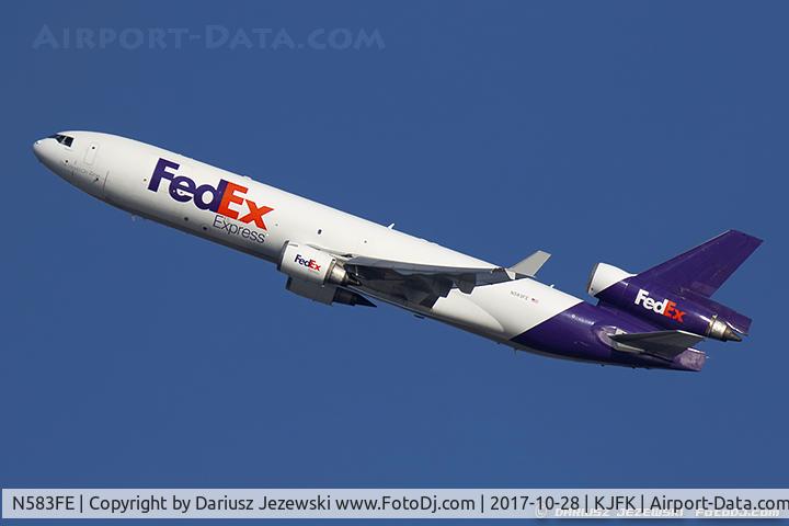 N583FE, 1991 McDonnell Douglas MD-11F C/N 48421, McDonnell Douglas MD-11F - FedEx - Federal Express  C/N 48421, N583FE