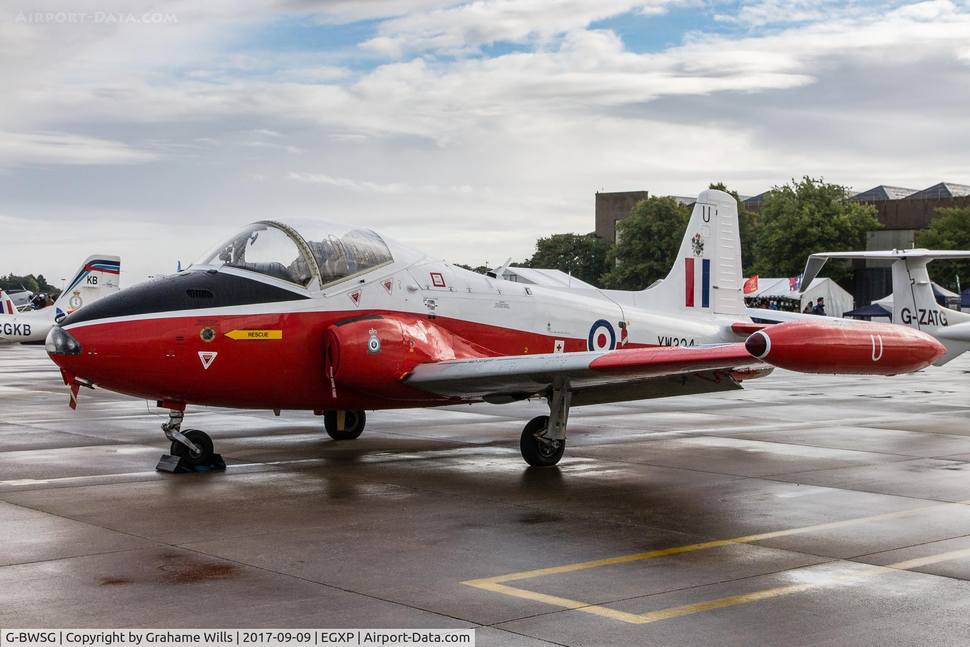 G-BWSG, 1970 BAC 84 Jet Provost T.5 C/N EEP/JP/988, Jet Provost T5 XW324/U (G-BWSG) Scampton Air Show 2017