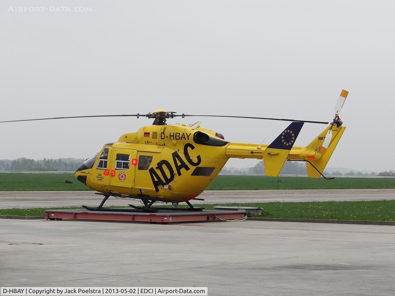 D-HBAY, 1990 Eurocopter-Kawasaki BK-117B-2 C/N 7205, ADAC BK117 at Bautzen