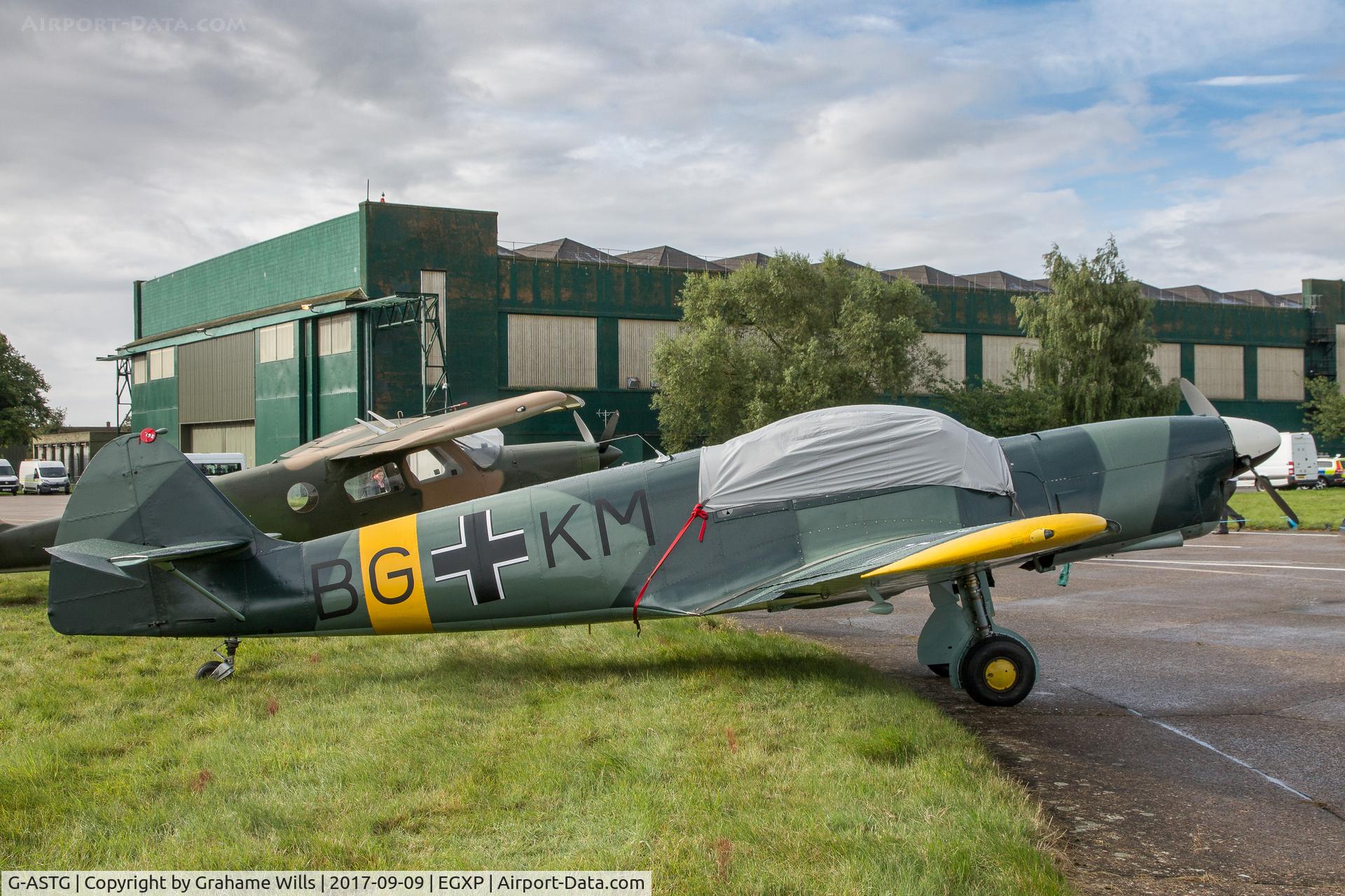 G-ASTG, 1945 Nord 1002 Pingouin II C/N 183, Nord 1002 Pingouin BGKM (G-ASTG) Scampton Air Show 2017