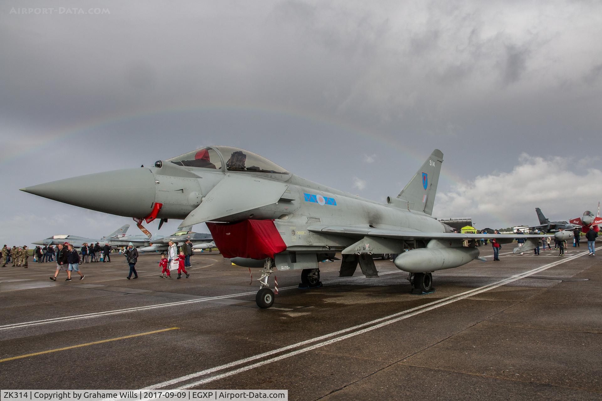 ZK314, 2011 Eurofighter EF-2000 Typhoon FGR4 C/N BS071/285, Typhoon FGR4 ZK314/314 6 Sqd RAF Scampton Air Show 2017