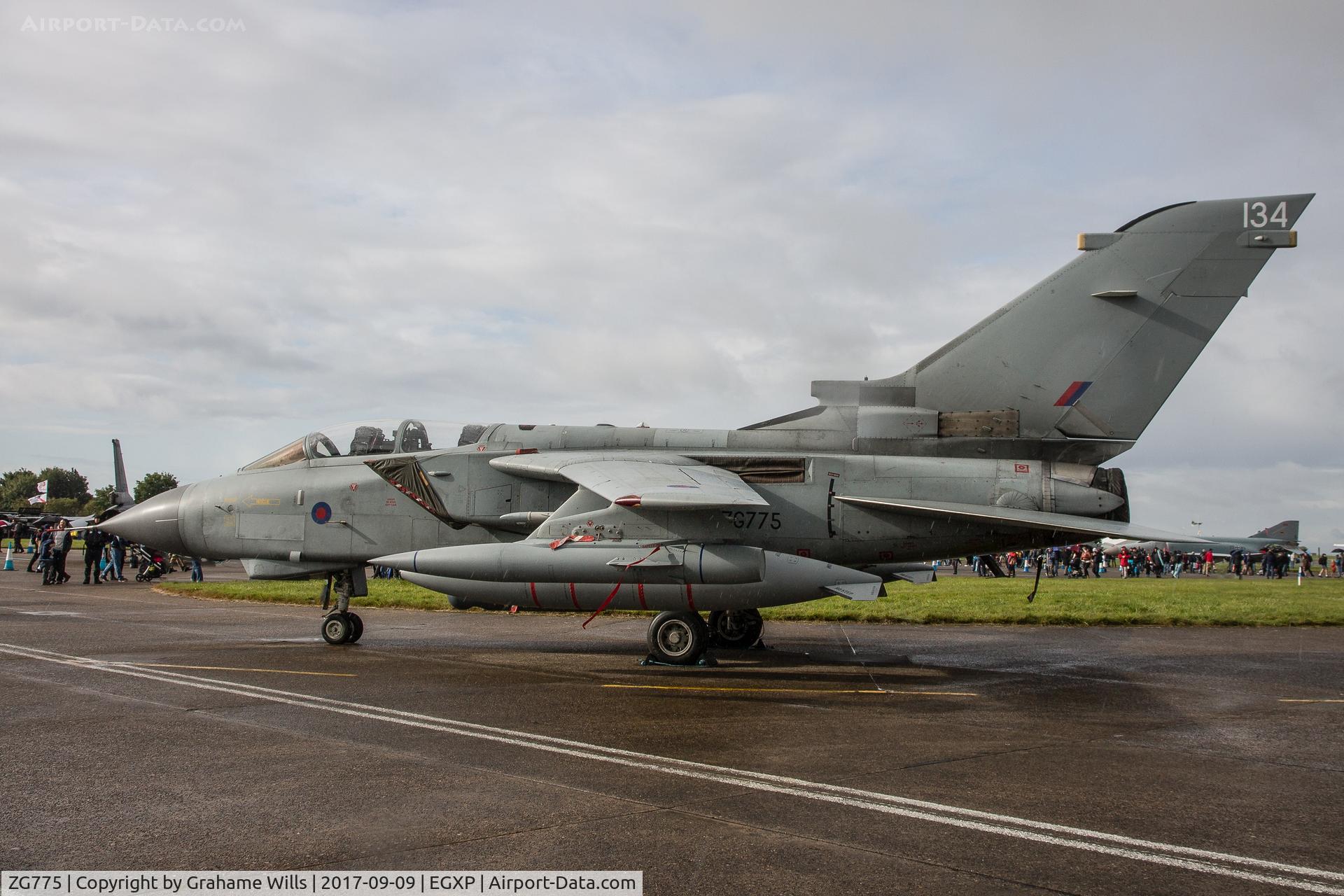 ZG775, 1992 Panavia Tornado GR.4 C/N 907/BS187/3448, Tornado GR4 ZG775/134 Marham Wing RAF, Scampton Air Show 2017