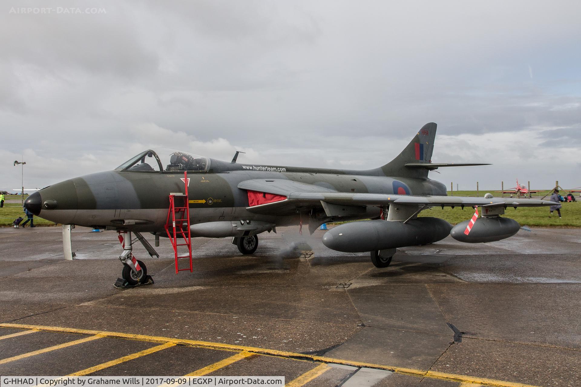 G-HHAD, 1959 Hawker Hunter F.58 C/N 41H-697425, Hunter F58 ZZ191 (G-HHAD) Hawker Hunter Aviation, Scampton Air Show 2017