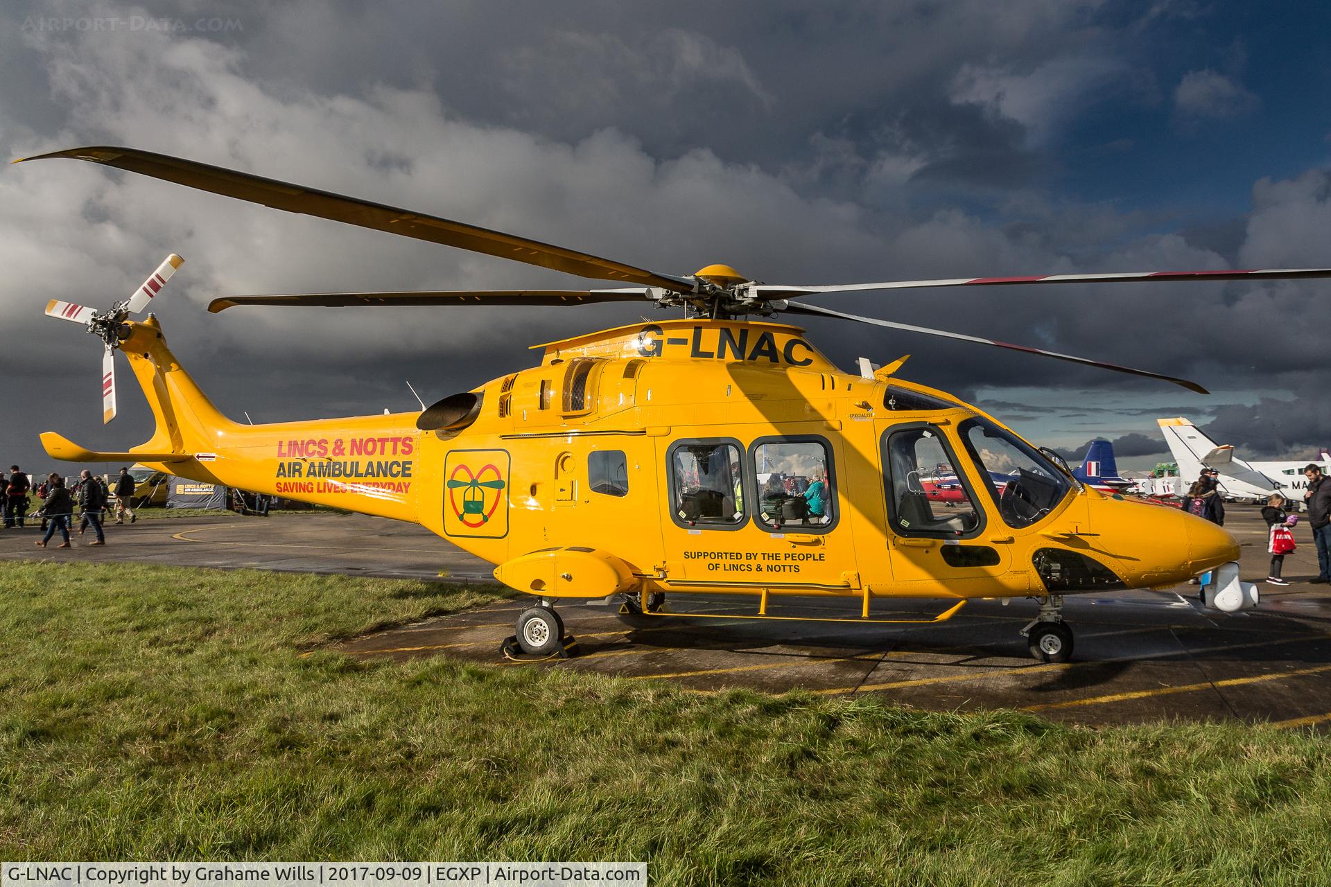G-LNAC, 2016 Leonardo AW-169 C/N 69023, Leonardo AW169 G-LNAC Lincs and Notts Air Ambulance, Scampton Air Show 2017