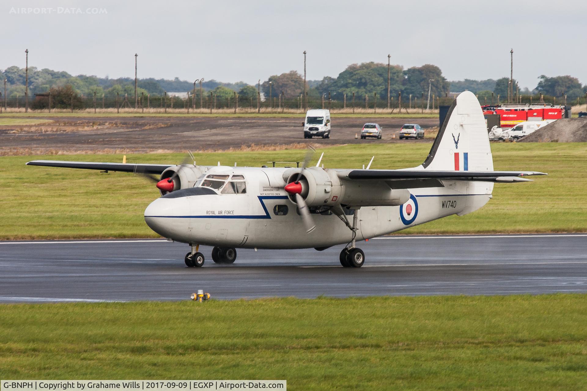 G-BNPH, 1955 Hunting Percival P-66 Pembroke C1 C/N PAC/66/027, Pembroke C1 WV740 (G-BNPH), Scampton Air Show 2017