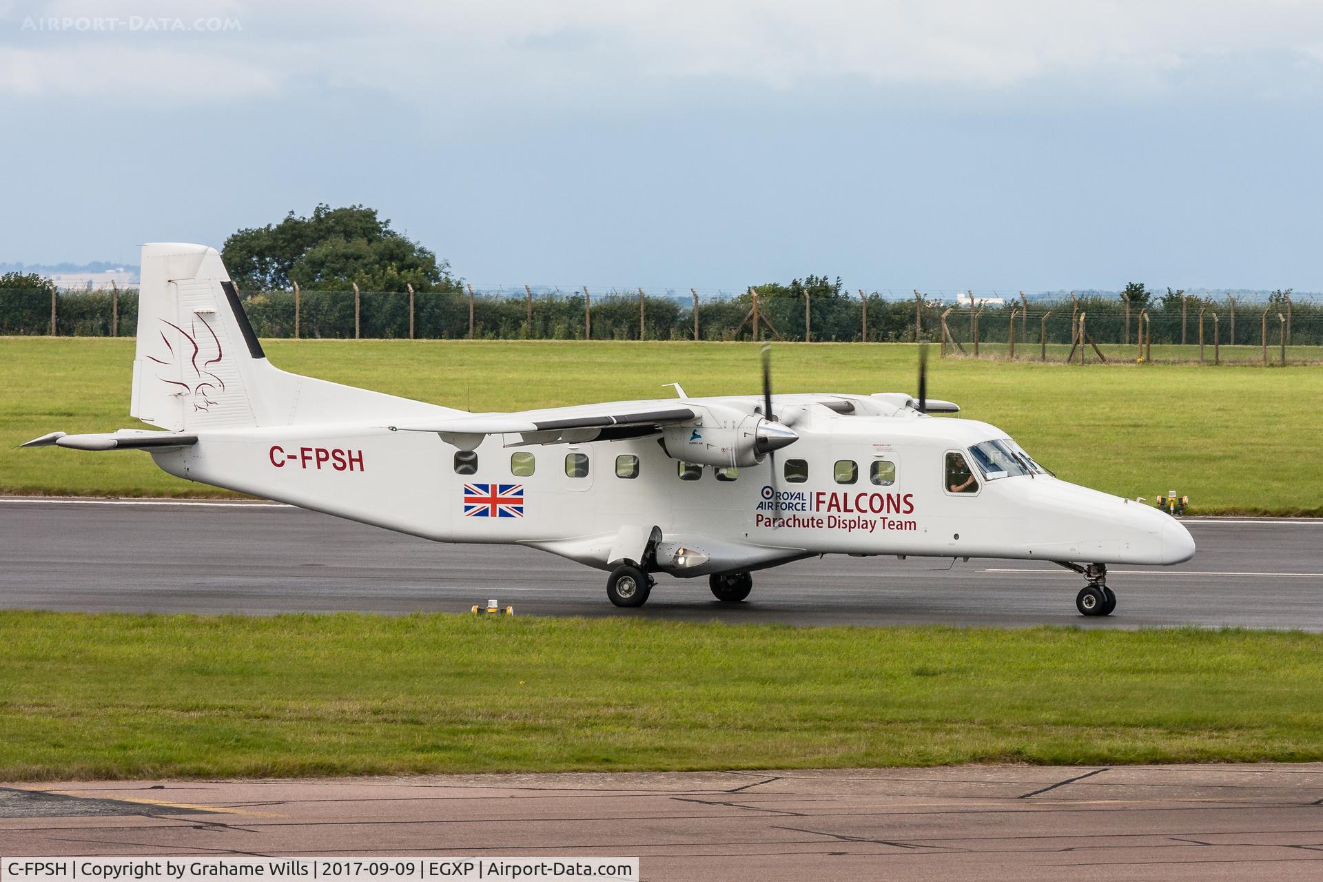 C-FPSH, 1986 Dornier 228-202 C/N 8071, Dornier 228-202 C-FPSH private (Falcons support), Scampton Air Show 2017