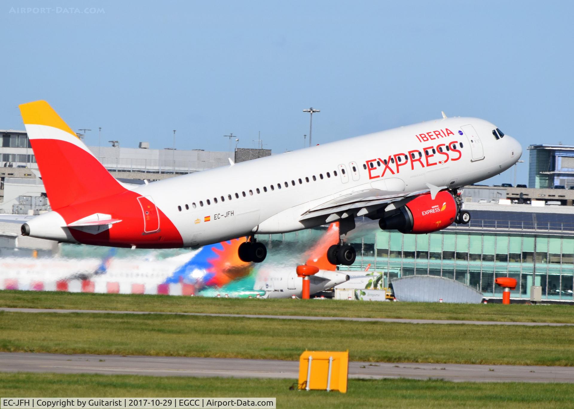 EC-JFH, 2003 Airbus A320-214 C/N 2104, At Manchester