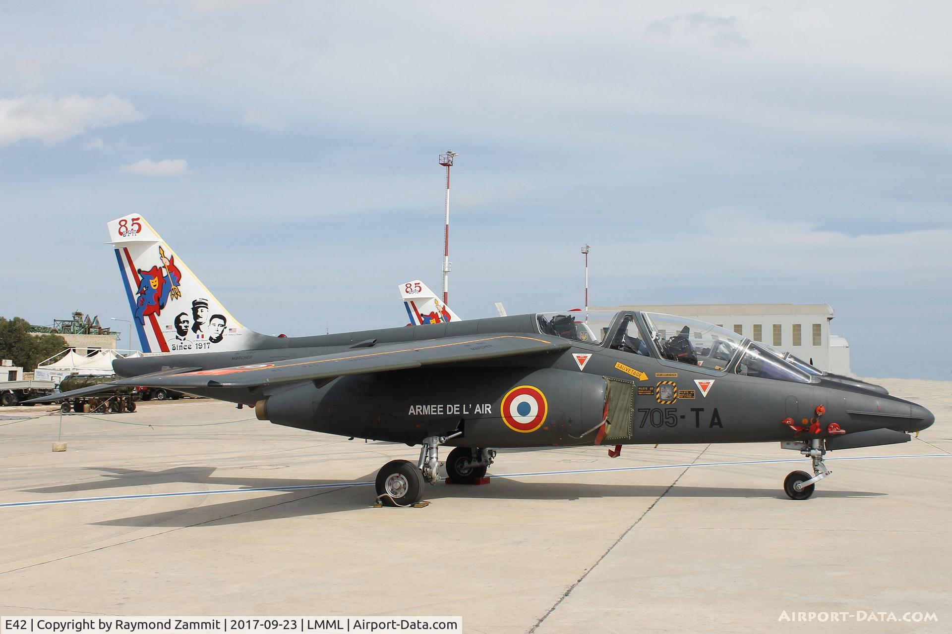 E42, Dassault-Dornier Alpha Jet E C/N E42, Dornier AlphajetE E42/705-TA French Air Force