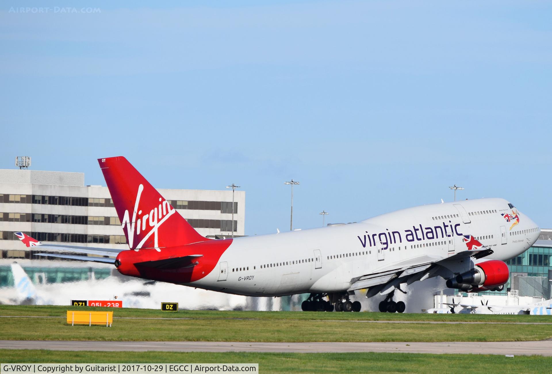 G-VROY, 2001 Boeing 747-443 C/N 32340, At Manchester