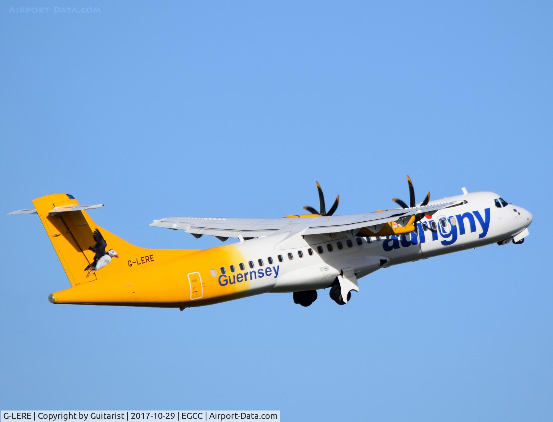G-LERE, 2009 ATR 72-212A C/N 891, At Manchester