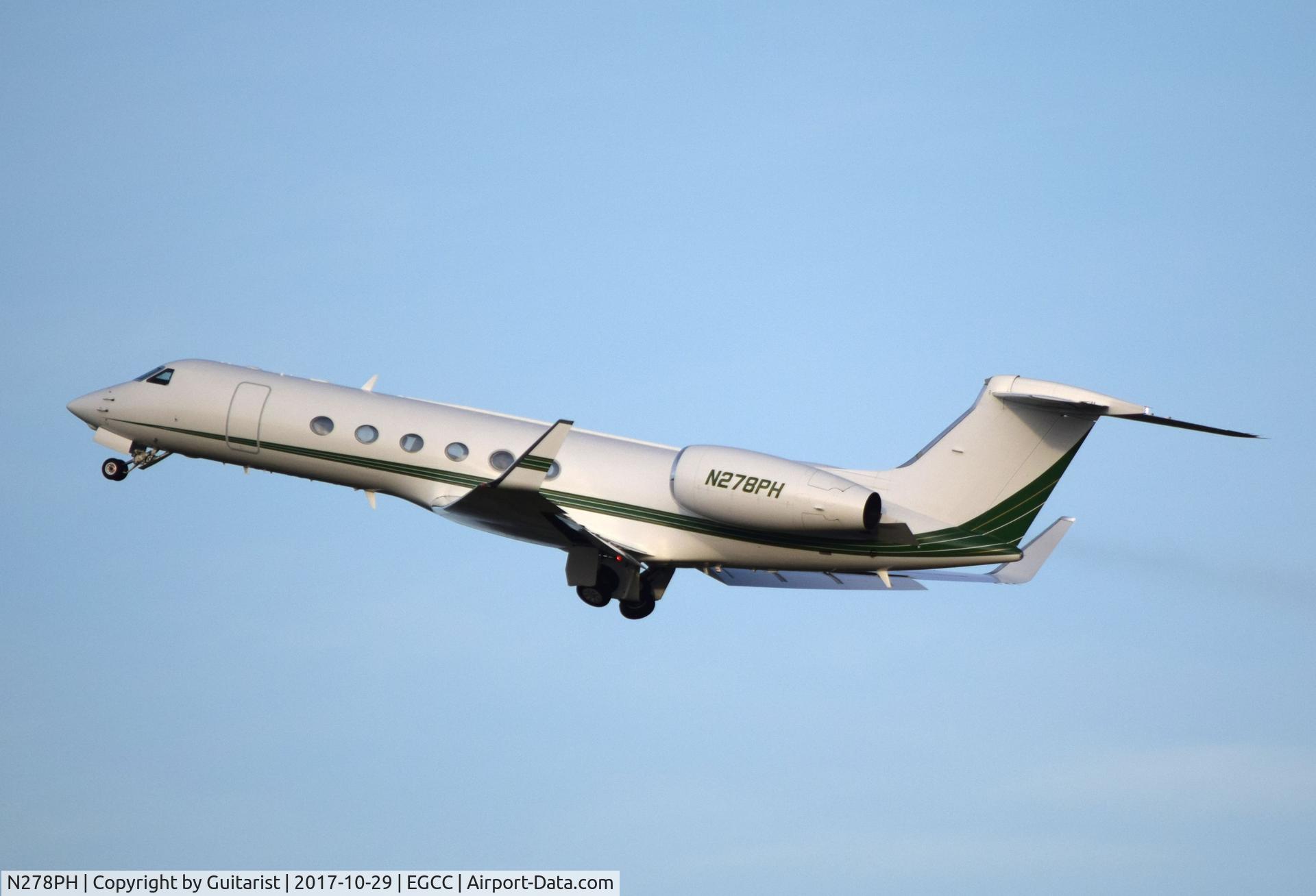 N278PH, 2001 Gulfstream Aerospace G-V C/N 640, At Manchester