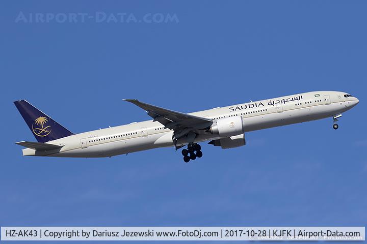 HZ-AK43, 2017 Boeing 777-368/ER C/N 62763, Boeing 777-368/ER - Saudia - Saudi Arabian Airlines  C/N 62763, HZ-AK43