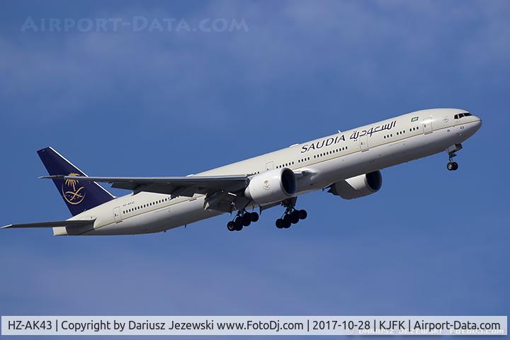 HZ-AK43, 2017 Boeing 777-368/ER C/N 62763, Boeing 777-368/ER - Saudia - Saudi Arabian Airlines  C/N 62763, HZ-AK43