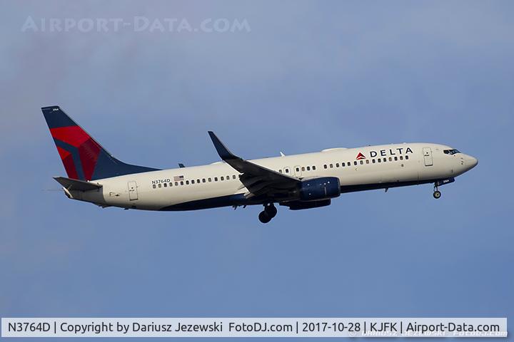 N3764D, 2001 Boeing 737-832 C/N 30818, Boeing 737-832 - Delta Air Lines  C/N 30818, N3764D