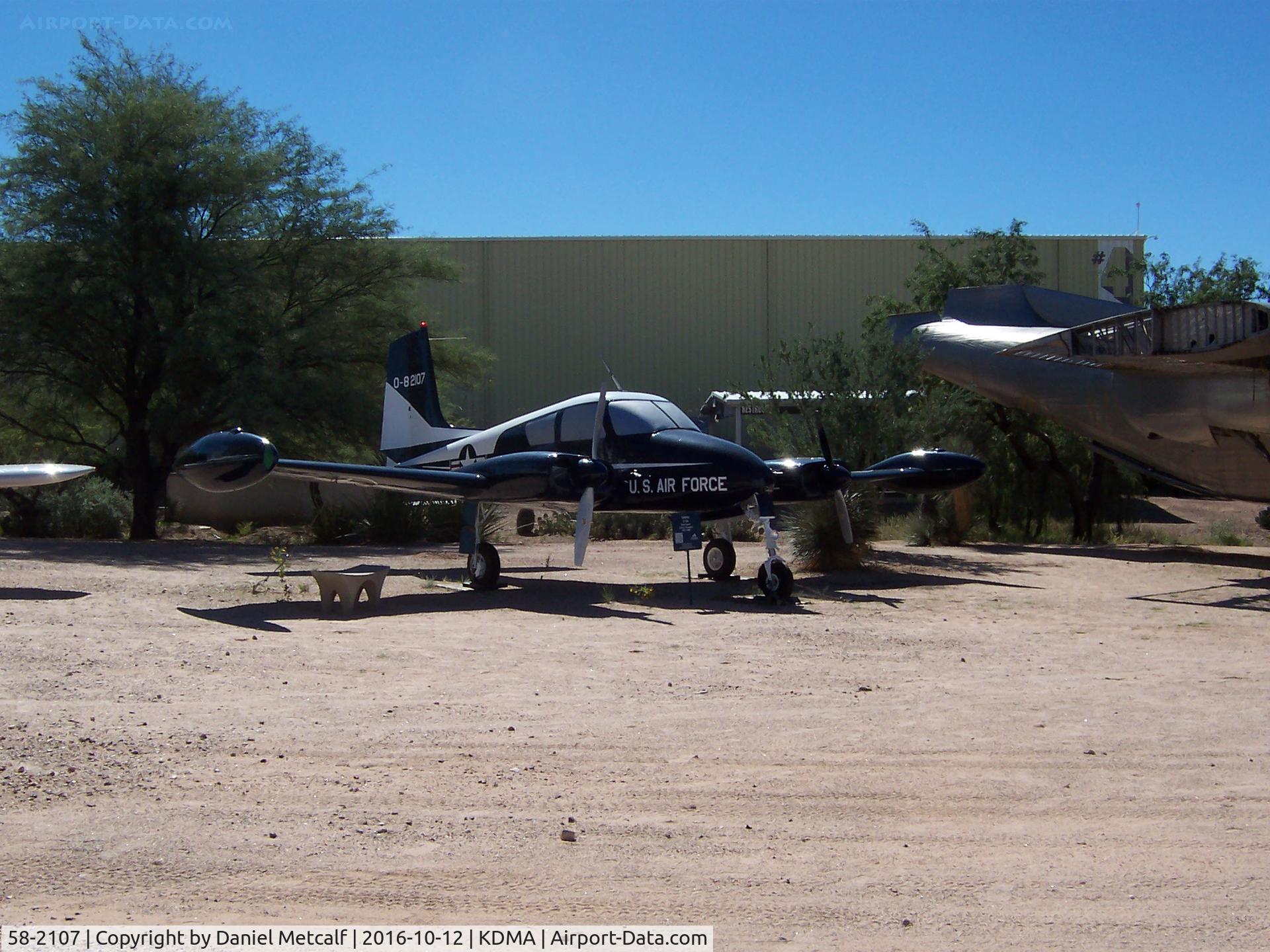 58-2107, 1958 Cessna U-3A Blue Canoe (310A) C/N 38081, Pima Air & Space Museum