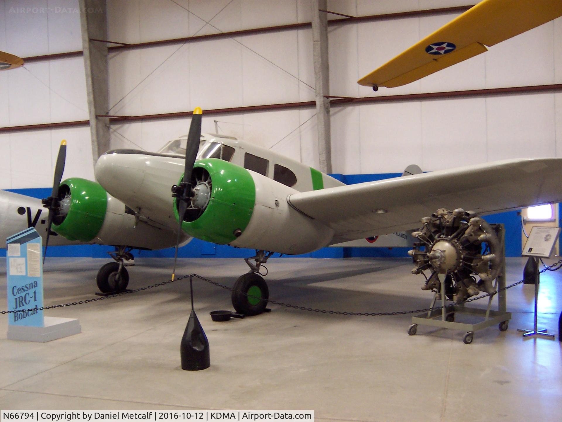 N66794, Cessna UC-78C (T-50) Bobcat Bobcat C/N 4153, Pima Air & Space Museum