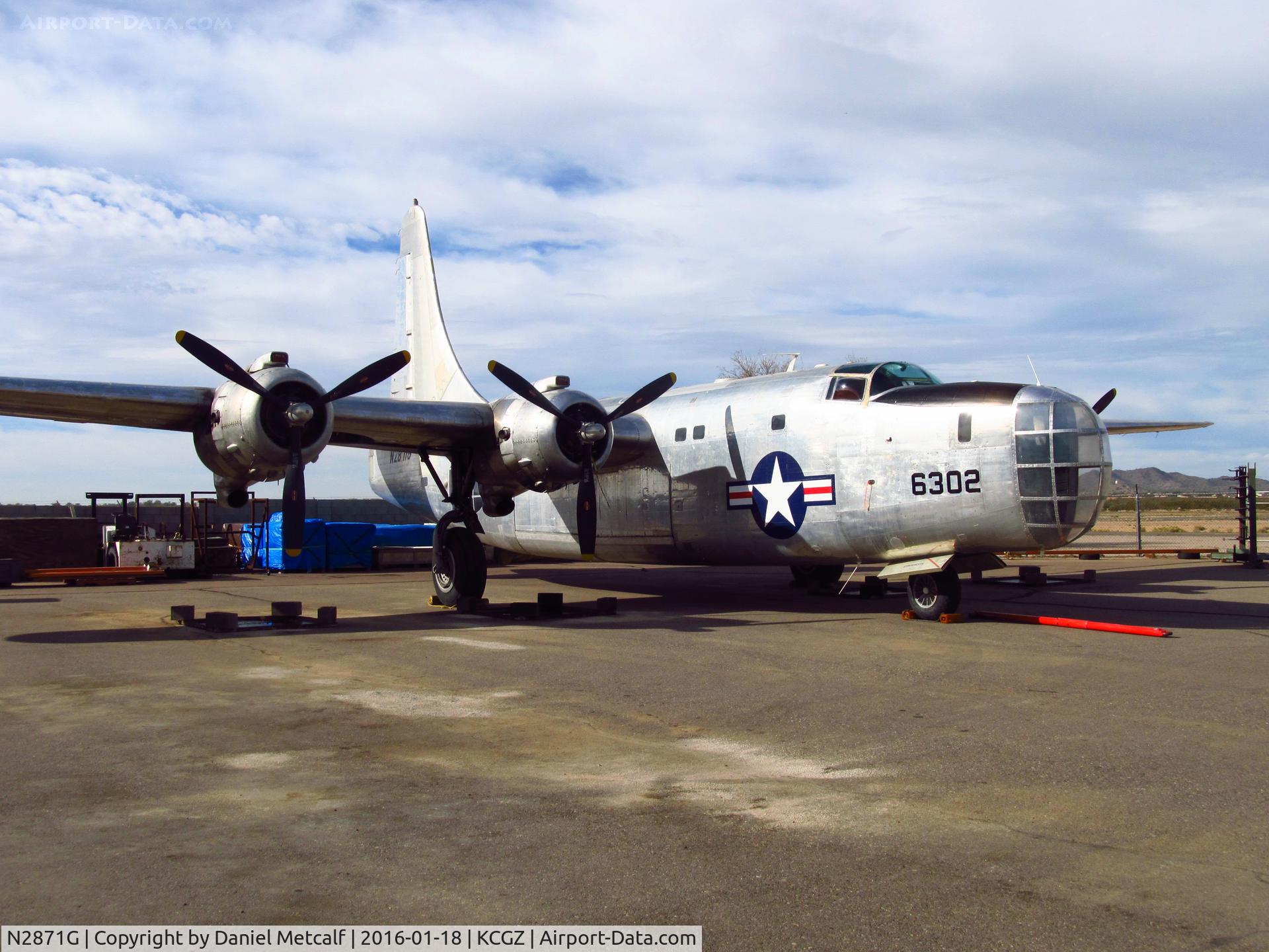 N2871G, Consolidated Vultee P4Y-2 Privateer C/N 66302, Seen at Gosshawk Unlimited