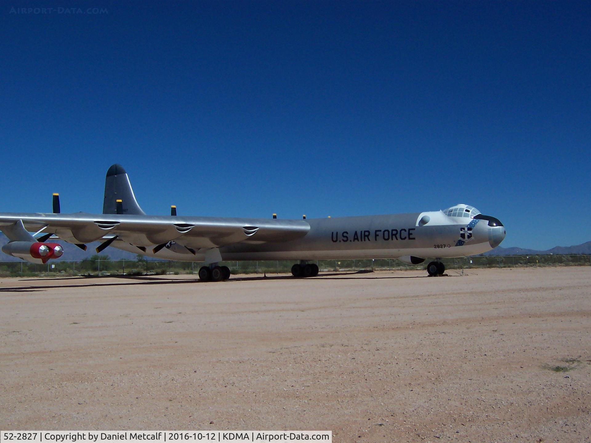 52-2827, 1952 Convair B-36J-10-CF Peacemaker C/N 383, Pima Air & Space Museum
