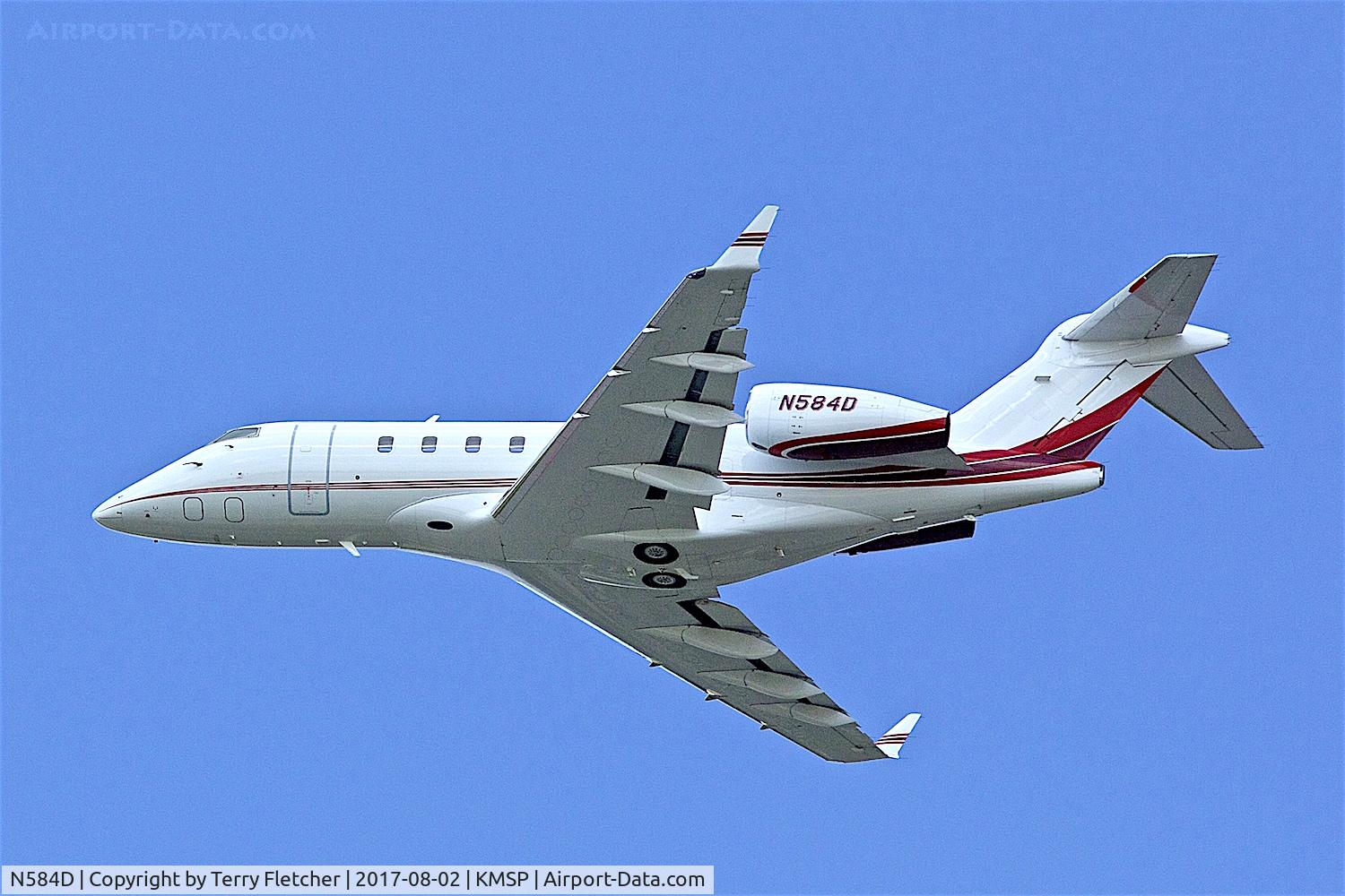 N584D, 2008 Bombardier Challenger 300 (BD-100-1A10) C/N 20239, at Minneapolis- St,Paul International Airport